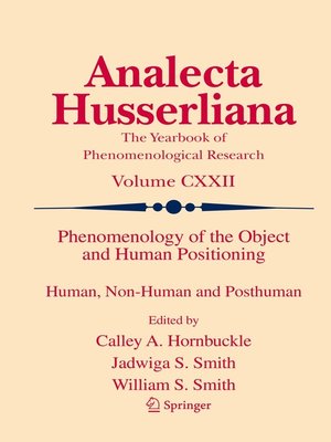 cover image of Phenomenology of the Object and Human Positioning